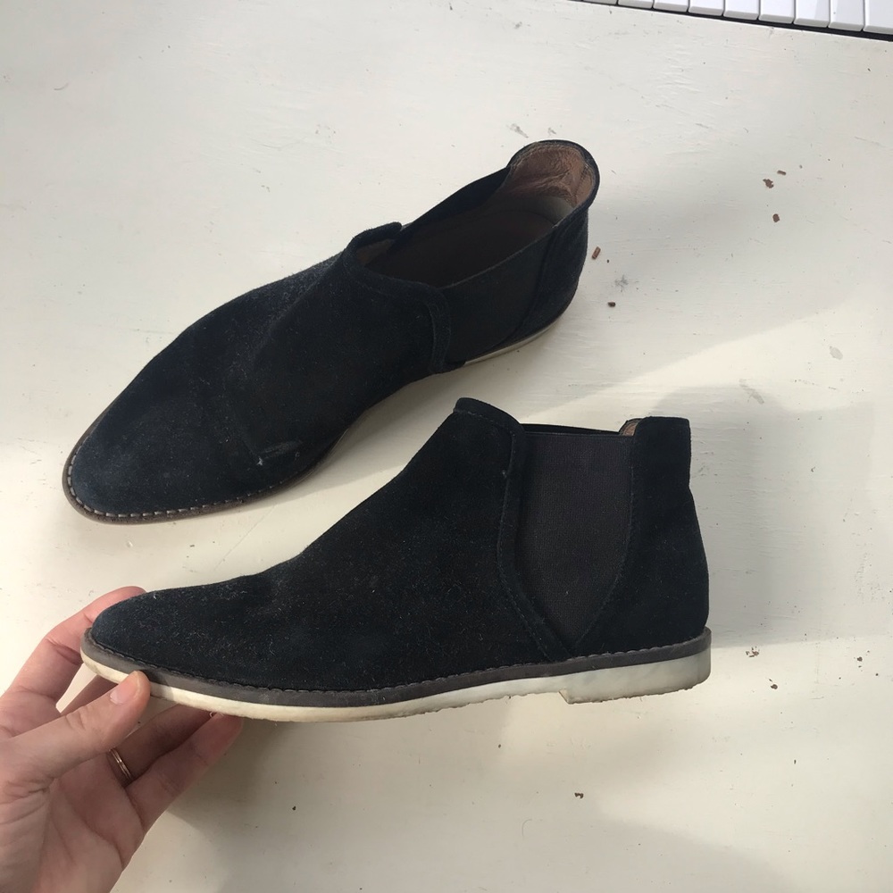 J Crew suede booties